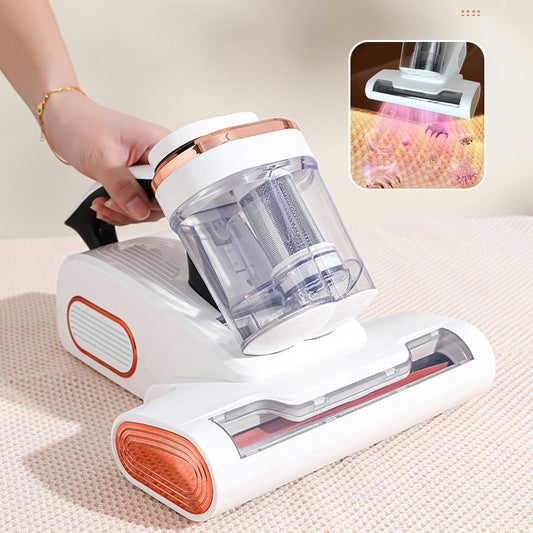 Aspirateur de matelas 13 000 PA avec lumière UV-C, conception à double coupelle