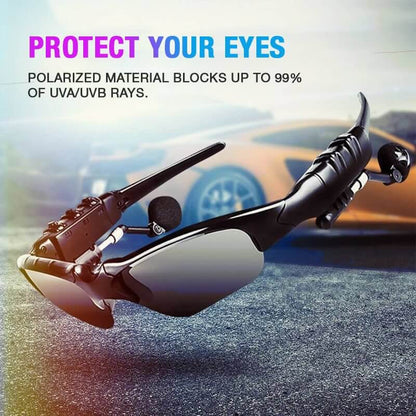 50 % de réduction – Lunettes polarisées Bluetooth 🕶️ pour sport 🏃‍♂️, musique 🎧 + protection solaire 🌞