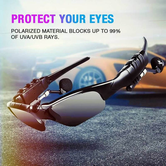 50 % de réduction – Lunettes polarisées Bluetooth 🕶️ pour sport 🏃‍♂️, musique 🎧 + protection solaire 🌞