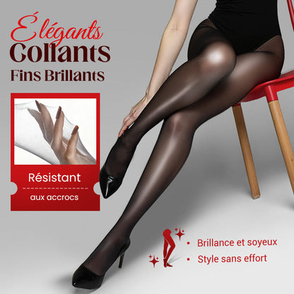 🔥 Offre Limitée -50% | Collants Transparents Femme Taille Haute Ultra-Confort