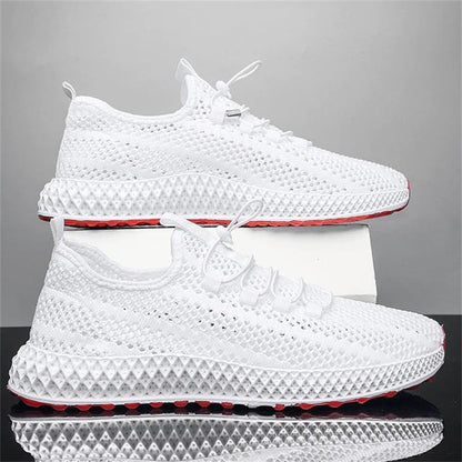 👟Chaussures Homme Respirantes en Maille Légère 🌞Confort Optimal, Antidérapantes | Soutien de la Voûte Plantaire 🚶‍♂️