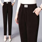 Stick It Roller2023 New-Corduroy hohe Taille gerades Bein Plüsch Hosen für Frauen