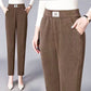 Stick It Roller2023 New-Corduroy hohe Taille gerades Bein Plüsch Hosen für Frauen