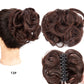 💥45% DE RÉDUCTION✨Perruque à Pinces avec Cheveux Naturels