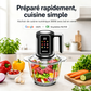 🔪Hachoir de cuisine sans fil alimenté par USB pour la viande, les sauces et plus encore – rapide, hygiénique et facile ! 🍖🥦