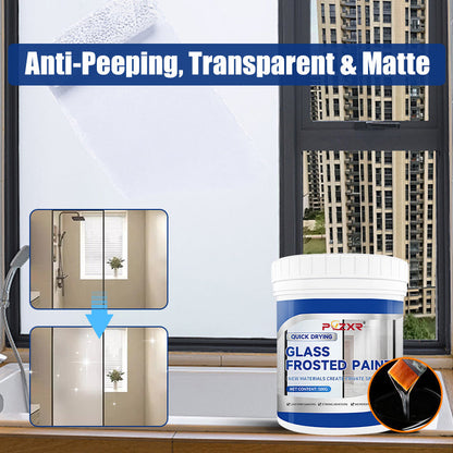 🎁 50% DE RÉDUCTION ! 🔥 Peinture pour Verre Dépoli 2026 – Séchage Rapide, Résistante à l’Eau & Effet Givré Élégant 🌫️✨