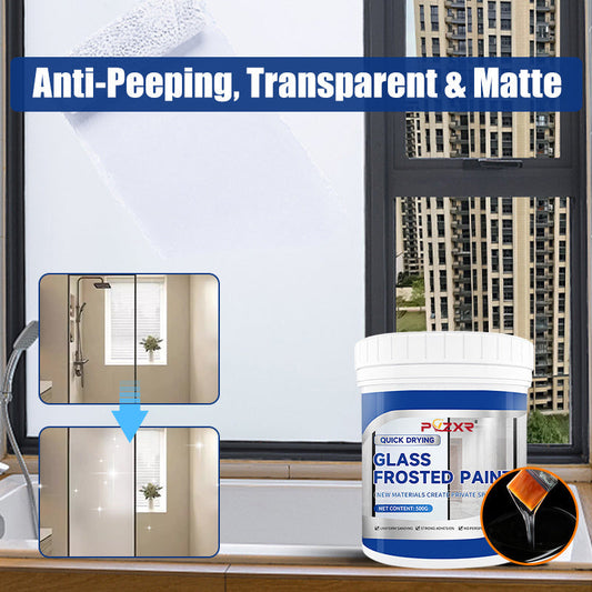 🎁 50% DE RÉDUCTION ! 🔥 Peinture pour Verre Dépoli 2026 – Séchage Rapide, Résistante à l’Eau & Effet Givré Élégant 🌫️✨