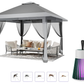 🚩 Livraison gratuite ⏳ OFFRE À DURÉE LIMITÉE ! 🌞 Tente d'extérieur multifonction : pare-soleil, imperméable, coupe-vent et protection contre les moustiques et les insectes 🏕️