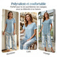 👗50% DE RÉDUCTION ! Ensemble Haut Long & Pantalon Large – Tissu Doux, Look Décontracté ☁️🌿【Offre Limitée】