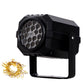 Projecteur lumineux rotatif à LED avec motifs de Noël