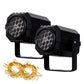 Projecteur lumineux rotatif à LED avec motifs de Noël