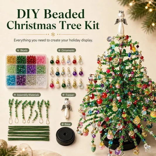 🎄✨ Kit de perles pour sapin de Noël à réaliser soi-même – 🎅 Créez votre propre décoration de Noël scintillante