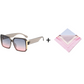 🌸Offre spéciale été – offre à durée limitée💐 Lunettes de soleil rétro de forme carrée avec protection UV