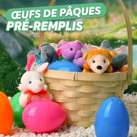 🎁 Soldes de Pâques 50 % de réduction 🎁 Œufs de Pâques préremplis avec des peluches