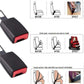 🚗 ACHETEZ 1 - RECEVEZ 1 GRATUIT ! 🔗 Rallonge de Boucle de Ceinture de Sécurité - Adaptateur Universel pour Enfants, Personnes Âgées ou Femmes Enceintes 👶👵🤰