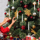 🎁Promotion de Noël anticipée - 49 % de réduction🎄Bougies LED pour sapin de Noël avec crochet en boule de cristal transparent