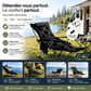 🪑64% DE RÉDUCTION  🌿 Chaise pliante portable et réglable, idéale pour une utilisation en extérieur : légère, robuste et pratique, parfaite pour le jardin, le camping, la plage ou la terrasse. Facile à transporter et à installer. 🏕️✨