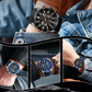 ⌚🔥Montre à Quartz Multifonctionnelle Imperméable pour Hommes【Une montre d'un excellent rapport qualité-prix】