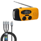 🆘 Sécurité Ultime Autonome - Radio de Survie Multifonction Solaire & Manivelle - Lampe Torche, Chargeur USB, Alerte