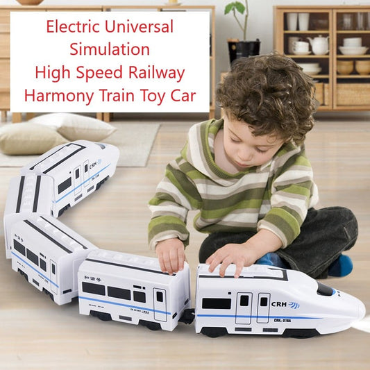 🔥 Hot Sale 🔥Jouet électrique universel de simulation de train à grande vitesse Harmony Train Toy
