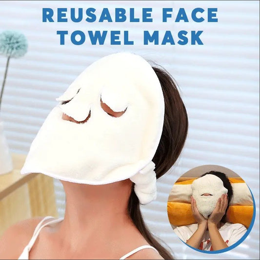 🍃Serviette chauffante en polaire corail