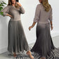 📢📢50 % de réduction !! 🥰Robes plissées à col rond pour femmes, élégantes et stylées