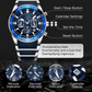 ⌚🔥Montre à Quartz Multifonctionnelle Imperméable pour Hommes【Une montre d'un excellent rapport qualité-prix】