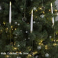 🎁Promotion de Noël anticipée - 49 % de réduction🎄Bougies LED pour sapin de Noël avec crochet en boule de cristal transparent