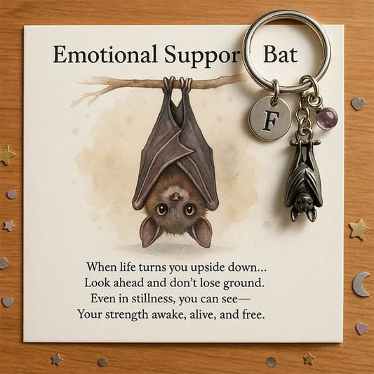 🦇Soutien émotionnel Bat Keychai inspirantn