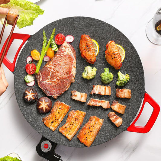 ⏳Spécial à durée limitée🔥Planche à griller électrique d'intérieur antiadhésive🍳