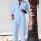 🌿💧Ensemble deux pièces en coton pour hommes : haut et pantalon✈️ Livraison gratuite