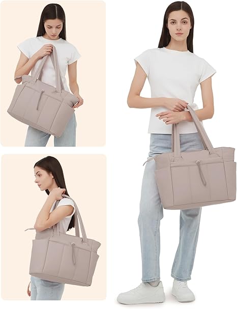 💕Offre spéciale -50 %🎁Sac fourre-tout Wandering Nature avec porte-gobelet, compartiment pour ordinateur portable et housse pour chariot pour voyage, travail, infirmière, femmes