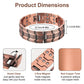 Bracelet magnétique en cuivre - Soulage la fatigue et favorise la circulation sanguine