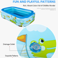 📢📢40% DE RÉDUCTION !! ⏰ Piscine Gonflable pour Enfants – PVC Robuste & Installation Facile – Parfaite pour s'amuser dans le jardin les jours de chaleur – Sûre et Colorée pour les Enfants 🌞✨