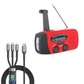 🆘 Sécurité Ultime Autonome - Radio de Survie Multifonction Solaire & Manivelle - Lampe Torche, Chargeur USB, Alerte