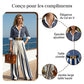 👚 50% DE RÉDUCTION! 🔥 Ensemble 2 Pièces pour Femme – Chemise Rayée & Pantalon Large, Look Décontracté, Tissu Léger & Parfait Pour L'Été 🌸