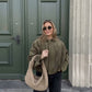 🔥 DERNIER JOUR DE PROMOTION - 50 % DE RÉDUCTION 🔥 Veste courte militaire tendance pour femme