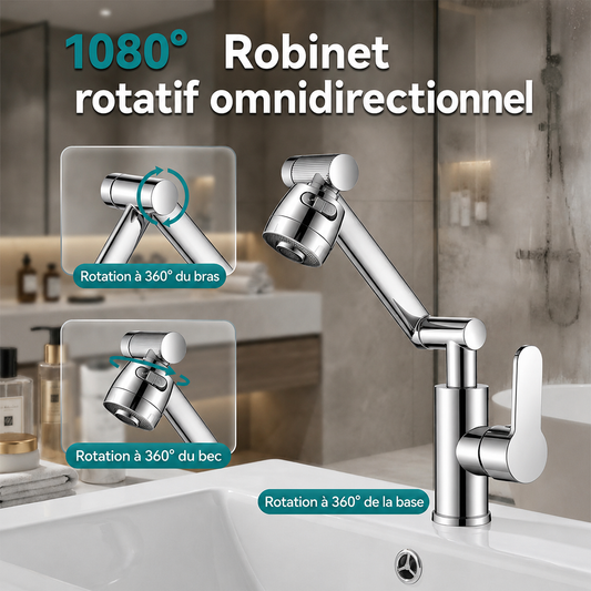 Tête de robinetterie mécanique, pivotante à 360°🔥Achetez-en 2 et profitez de la livraison gratuite 📦✨
