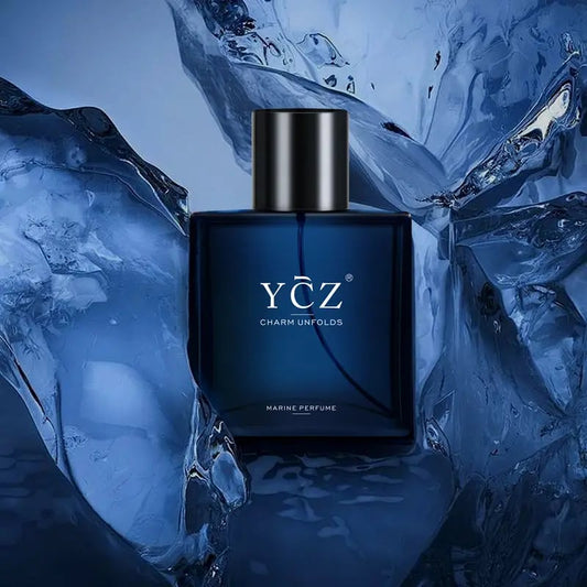🌊💫 -50% ! 🧴YCZ Midnight Marine Eau de Parfum Unisexe 50ml – Notes Marines, Poivre Rose & Musc.