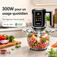 🔪Hachoir de cuisine sans fil alimenté par USB pour la viande, les sauces et plus encore – rapide, hygiénique et facile ! 🍖🥦