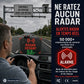 Affichage tête haute (HUD) GPS automobile Compteur de vitesse numérique