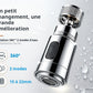 Rallonge de robinet anti-éclaboussures avec 9 joints pour évier de cuisine et de salle de bain