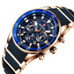 ⌚🔥Montre à Quartz Multifonctionnelle Imperméable pour Hommes【Une montre d'un excellent rapport qualité-prix】