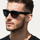 Lunettes caméra AI Smart 4K, vidéos HD 1080P, verres photochromiques, ultra grand-angle anti-vibration, enregistrement Vlog, traduction IA, assistant vocal IA, oreilles libres, transmission Wi‑Fi, contrôle de la musique