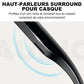 Lunettes caméra AI Smart 4K, vidéos HD 1080P, verres photochromiques, ultra grand-angle anti-vibration, enregistrement Vlog, traduction IA, assistant vocal IA, oreilles libres, transmission Wi‑Fi, contrôle de la musique