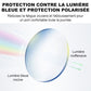 Lunettes caméra AI Smart 4K, vidéos HD 1080P, verres photochromiques, ultra grand-angle anti-vibration, enregistrement Vlog, traduction IA, assistant vocal IA, oreilles libres, transmission Wi‑Fi, contrôle de la musique