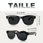 Lunettes caméra AI Smart 4K, vidéos HD 1080P, verres photochromiques, ultra grand-angle anti-vibration, enregistrement Vlog, traduction IA, assistant vocal IA, oreilles libres, transmission Wi‑Fi, contrôle de la musique