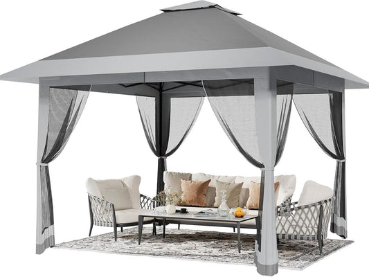 🚩 Livraison gratuite ⏳ OFFRE À DURÉE LIMITÉE ! 🌞 Tente d'extérieur multifonction : pare-soleil, imperméable, coupe-vent et protection contre les moustiques et les insectes 🏕️