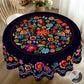 ⏳Spécial à durée limitée⏰Nappe mexicaine à fleurs avec bord festonné🏵️