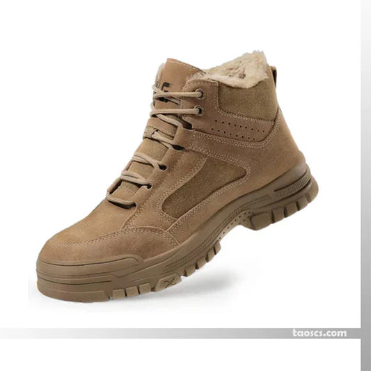 🎅 Chaussures de sécurité d'hiver pour hommes – Embout en acier et antidérapantes ! -- Livraison gratuite